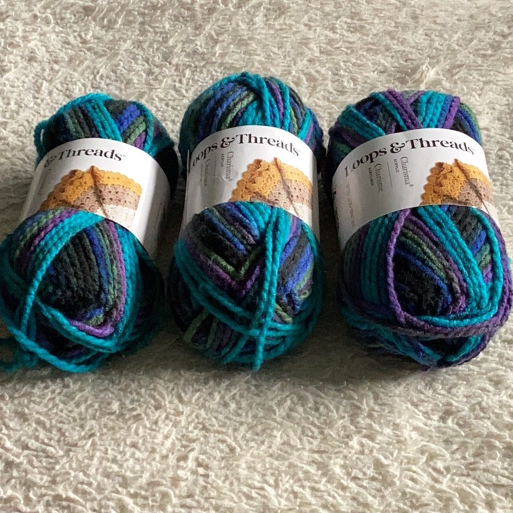 Charisma Loos & Threads yarn - Northern Lights (3)